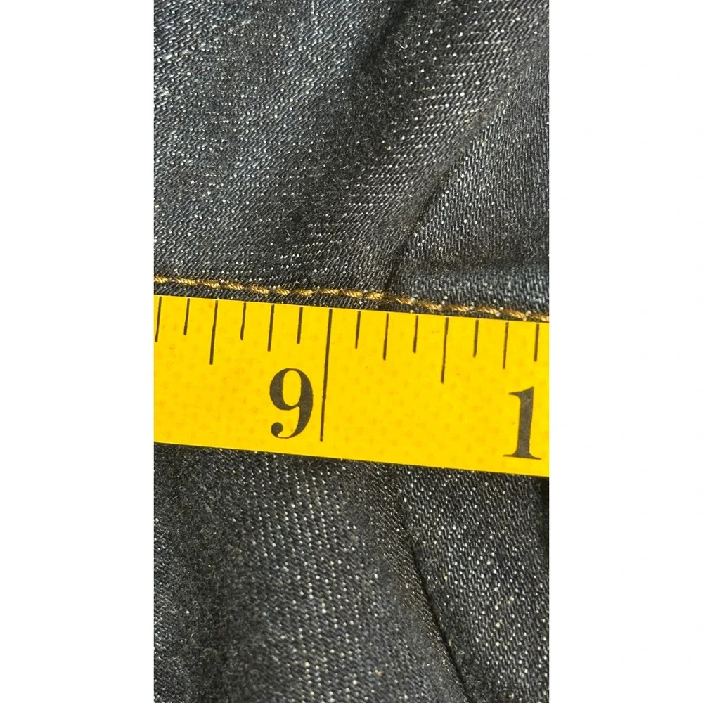Chico's women's  Boyfriend Ankle Jeans‎ Dark Wash Denim Size 12 Tall sample